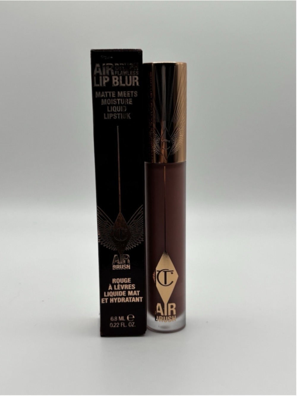 Charlotte Tilbury Airbrush Flawless Lip Blur Pillow Talk Medium Blur Full Size - Picture 2 of 5